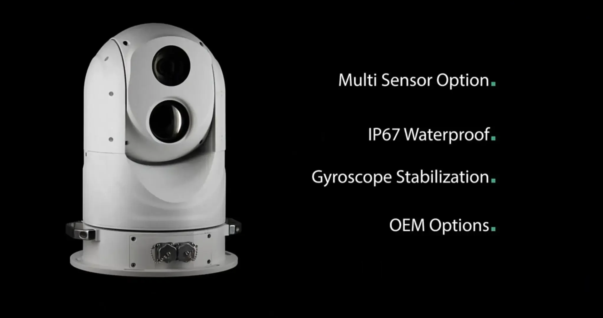 Морской PTZ 2MP 92x оптический зум + 1500 метров ИК-осветитель Гироскоп