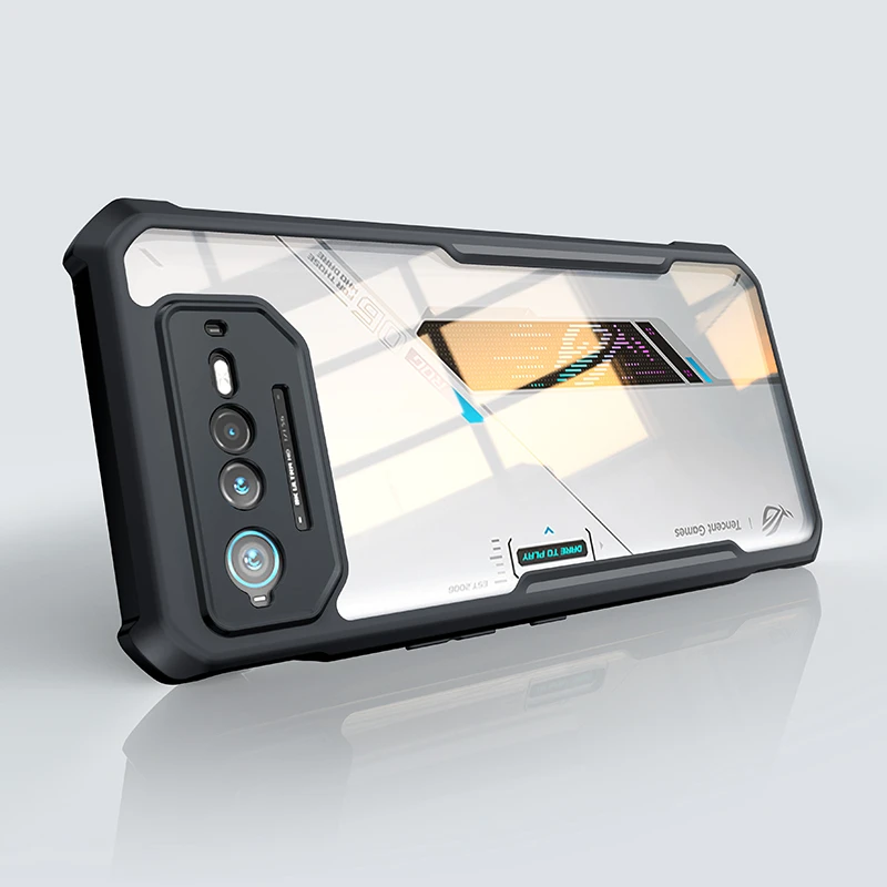 

Xundd противоударный чехол для Asus ROG Phone 6D Ultimate, прозрачный чехол с подушкой безопасности для ROG Phone 5 5S 6 6D Pro Ultimate чехол