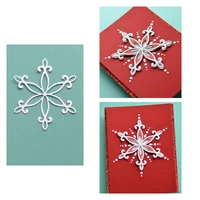 pretty snowflakes metal cutting dies scrapbook diary decoration stencil embossing template diy greeting card handmade