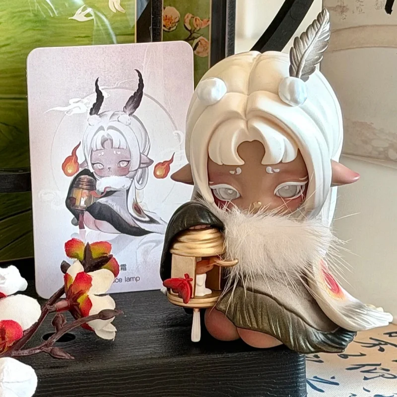Фото Оригинальная серия TOPTOY Ninimo Cloud Season Whisper: коллекционные фигурки в стиле китайской моды для взрослых коллекционеров, украшения для рабочего стола. №5