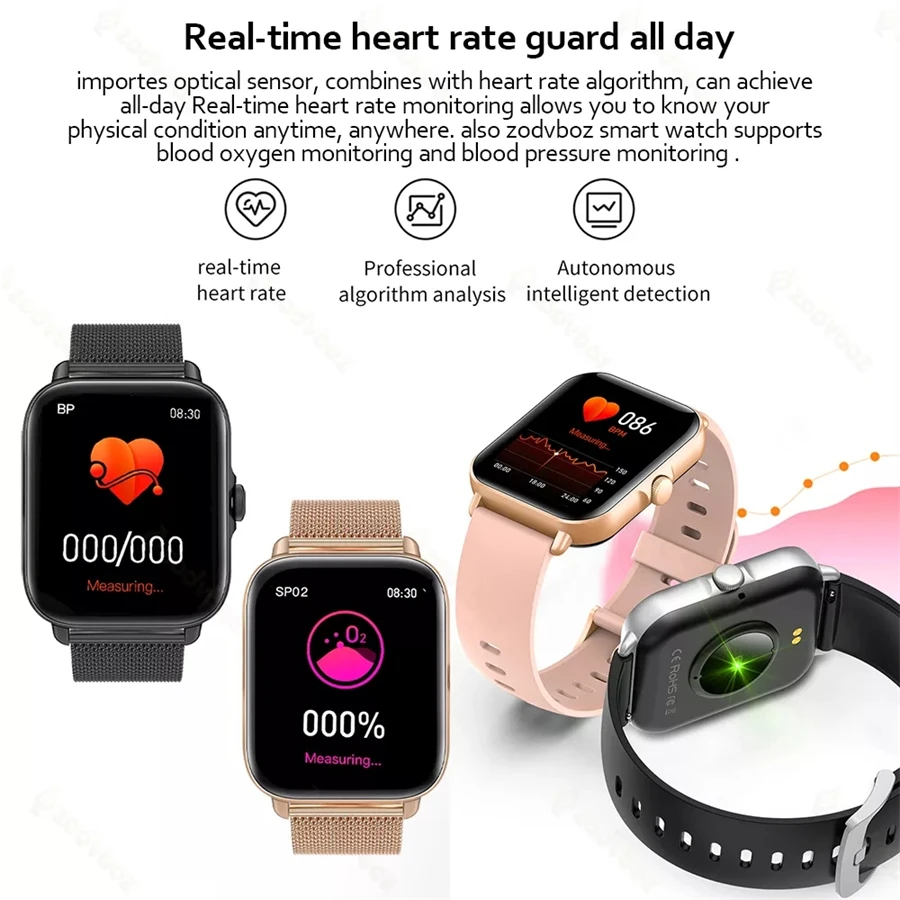 

New GTS 3 Bluetooth Call Smart Watch Men 1.69 Inch Real-time Heart Rate Monitoring Women Sport Smartwatch For Xiaomi Huawei