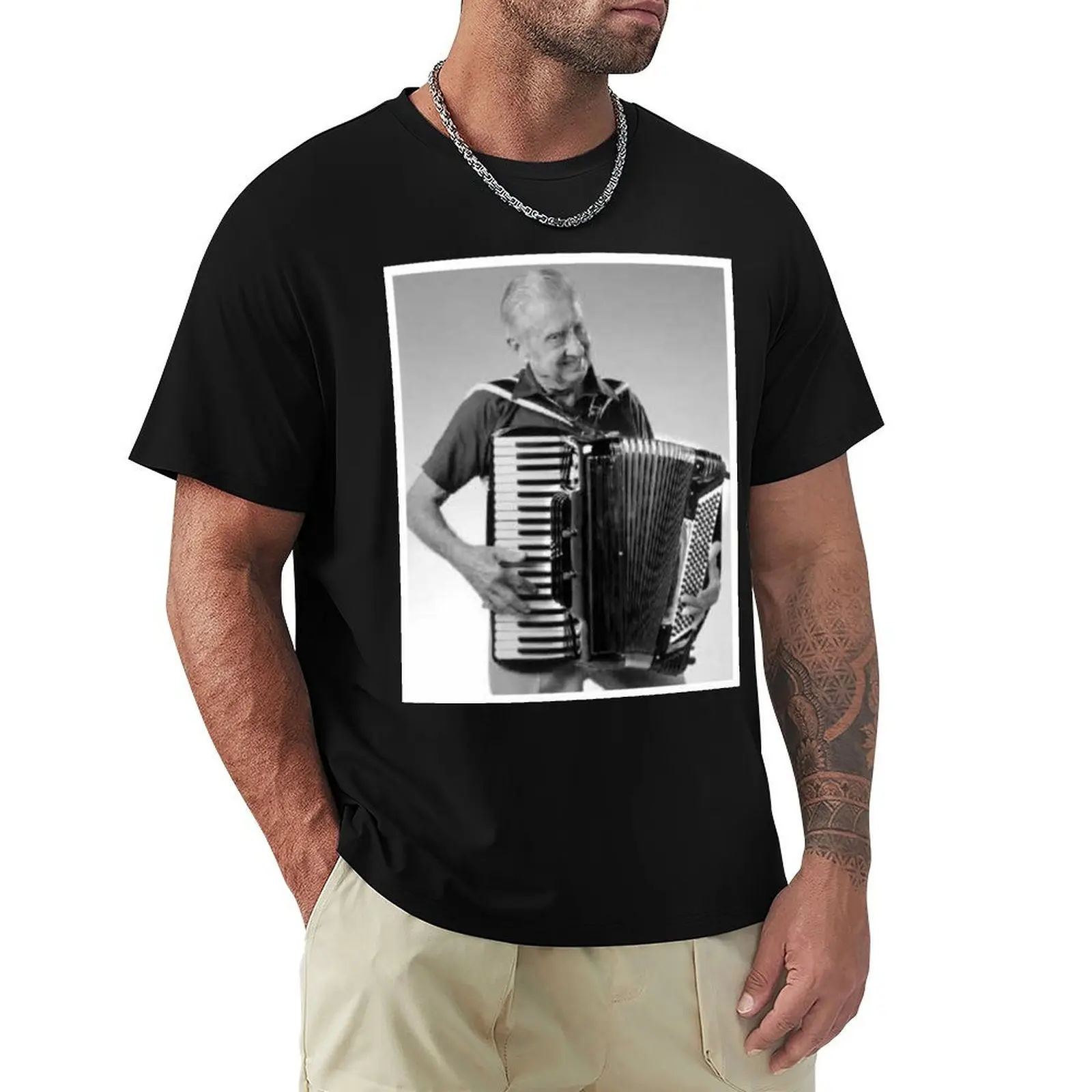 Футболка Frank Yankovic с Панкордеоном 1993 г. хлопок