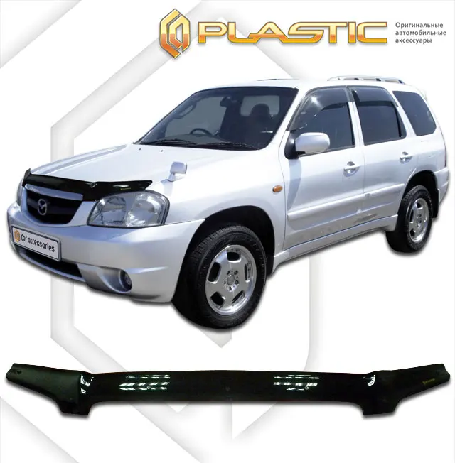 Дефлектор капота Classic черный Mazda Tribute Год выпуска 2000-2007 |