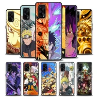 naruto silicone phone case for oppo realme 5 5i 5s 6i 6 7 7i 8 8i 9 9i 5g pro xt black soft tpu cover anime uchiha sasuke cases