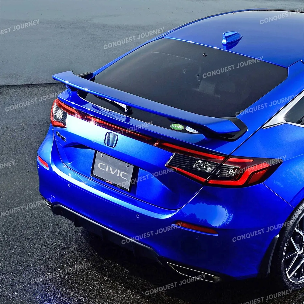 Фото Для Honda Civic Hatchback 2021-2025: Задний спойлер в стиле Mugen (версия) |   OEM-стабилизатор заднего крыла, легкий, из АБС-пластика, для авто №5