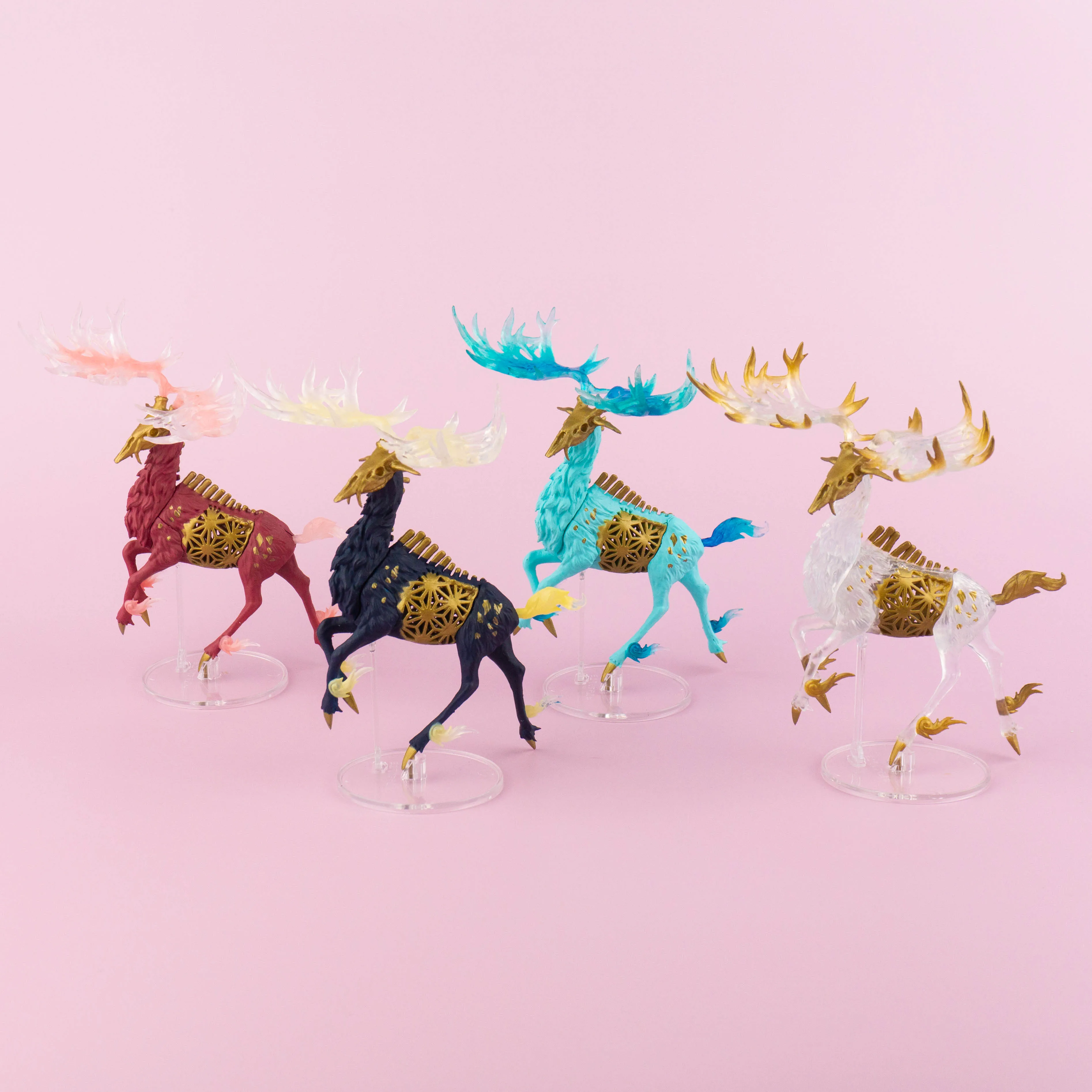 

SO-TA Gachapon Cashapon Creative Animal Models Fantasy Creatures Fairy Deer Capsule Toys Collectible Table Decoration