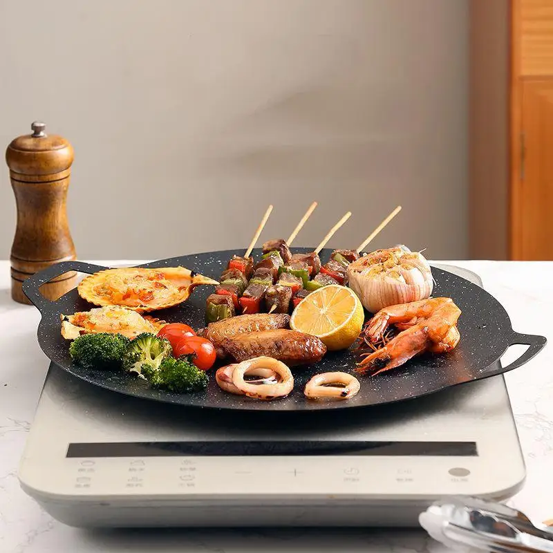 

Уличная подставка для барбекю для кемпинга, стандартная подставка для барбекю в Корейском стиле, семейная подставка для барбекю с антипригарным покрытием, Портативная подставка для барбекю BBQTool TT