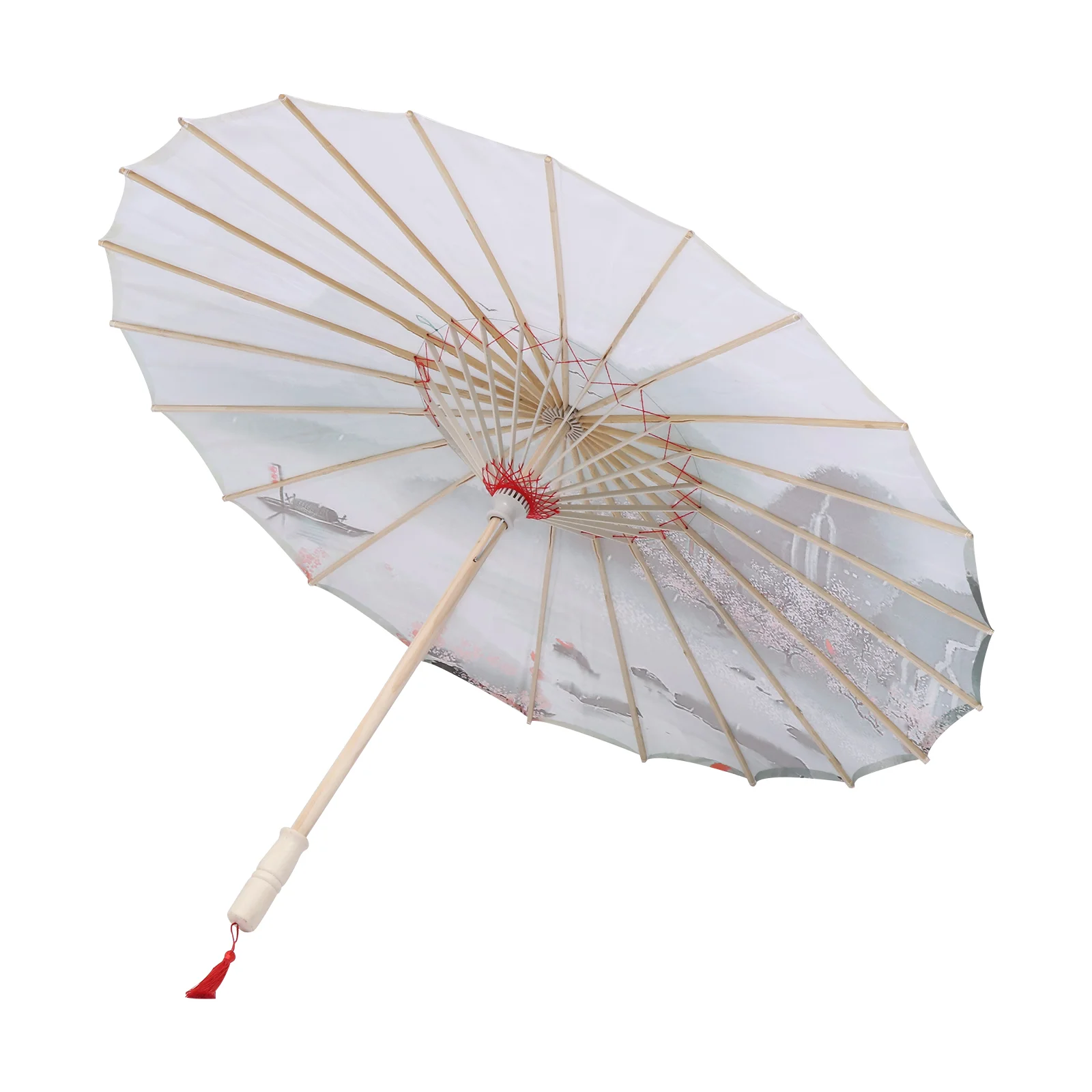 

Oil Paper Umbrella Beautiful Umbrellas Rain Windproof Decorate Chinese Style Wooden Miss Vintage Wedding Decorations Japan