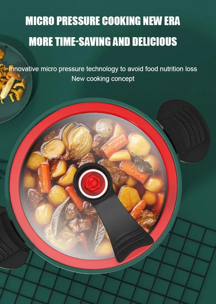 Бытовая кухонная скороварка антипригарная многофункциональная кастрюля для