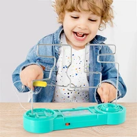 electric bump maze toys electric dont buzz the wire game kids tabletop puzzle games toys