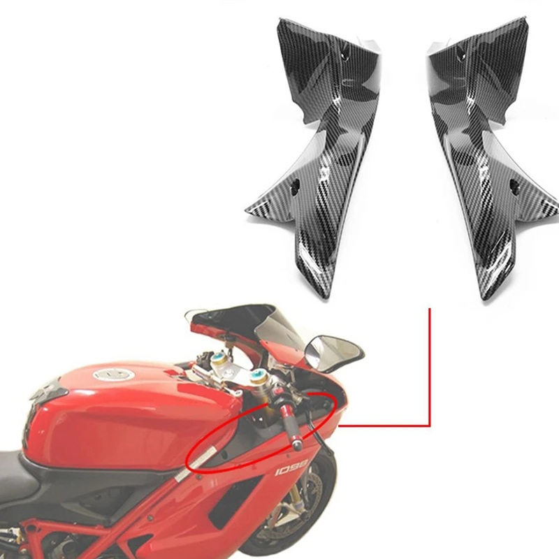 Верхняя передняя обтекатель воздухозаборника мотоцикла для Ducati 848 1098 1198