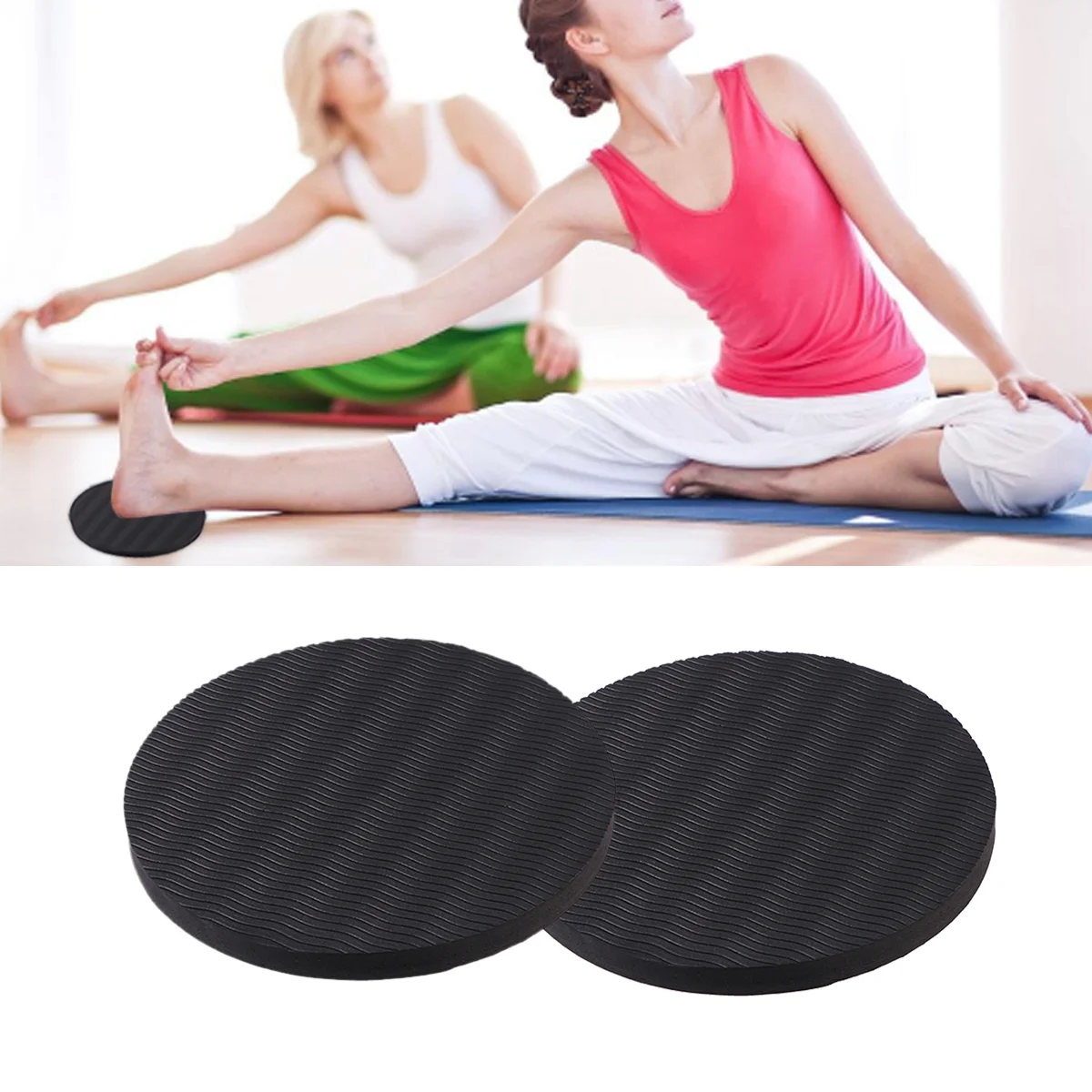 

Yoga Pad Knee Cushion Support Mat Workout Pilates Pads Exercise Fitness Tpe Elbows Thick Round Wrists Hand Kneeling Mats Knees