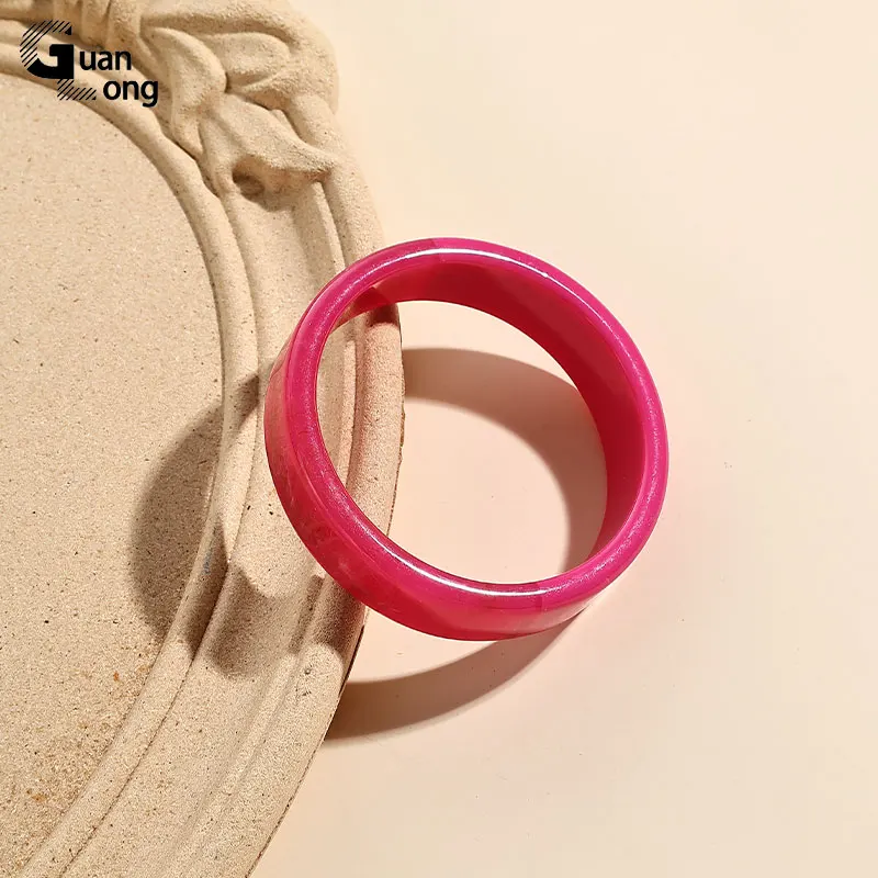 GuanLong Модный корейский разноцветный браслет в стиле панк для женщин индийские