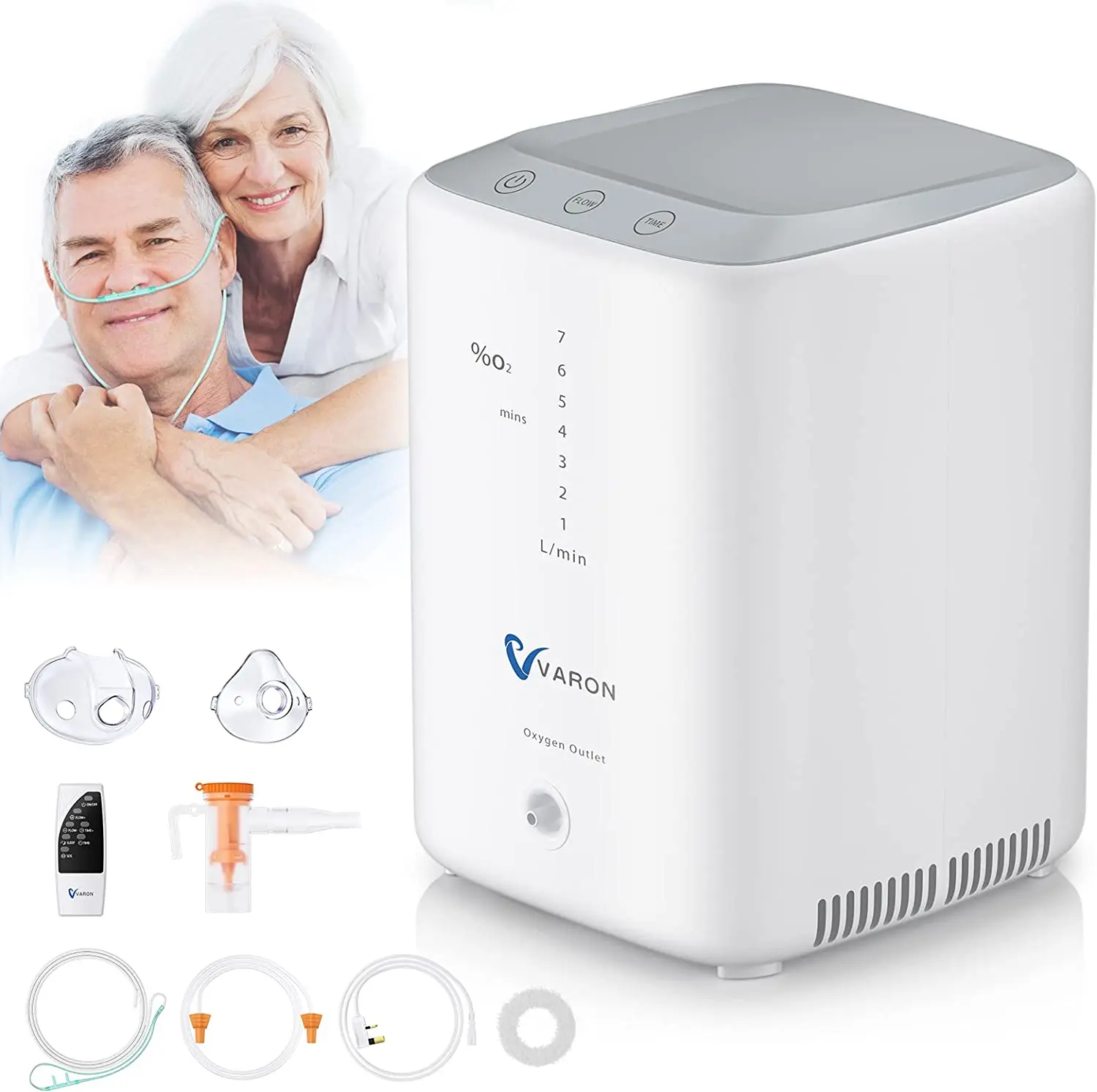 

1- 7L/min Smarter & Lighter Household Oxygen Concentratoris Low Noise 72 Hours Of Continuous Work Oxygen Machine