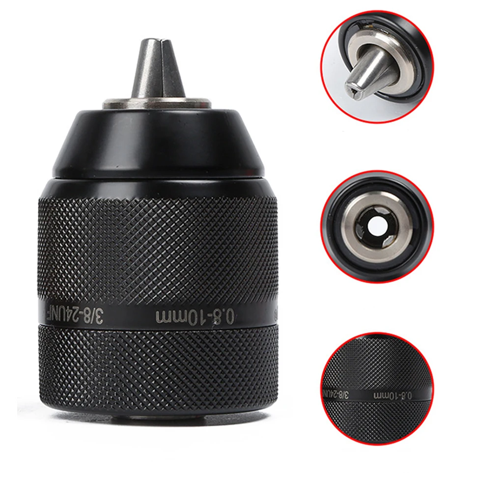 

Drill Chucks Self-lock Carpentry Carpenter High-speeds Steel Ratchet Woodworking Craftsman Professional Replacement 10mm