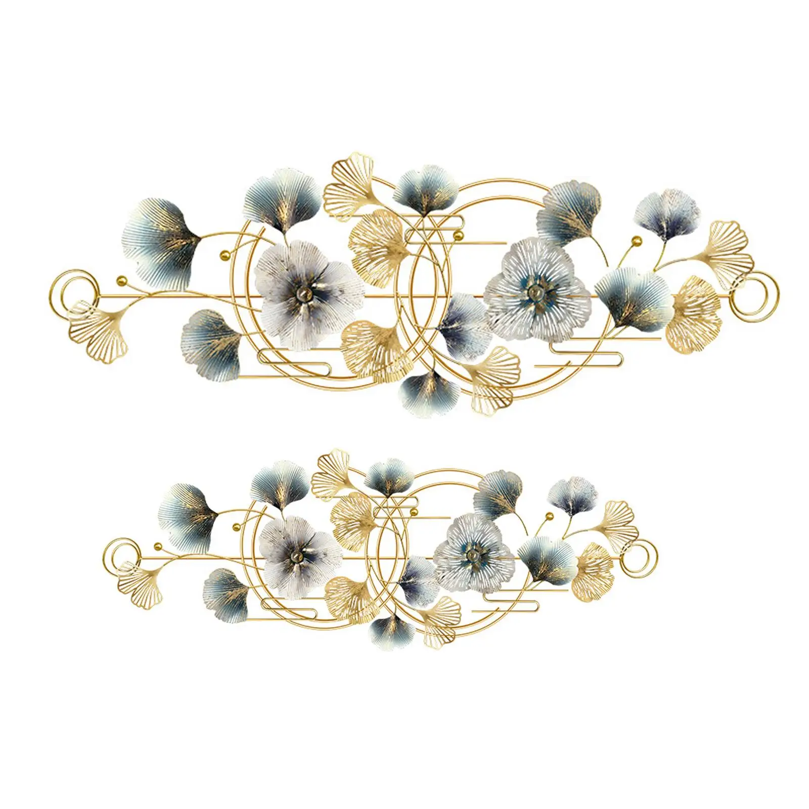 Современное металлическое настенное искусство декоративное роскошное