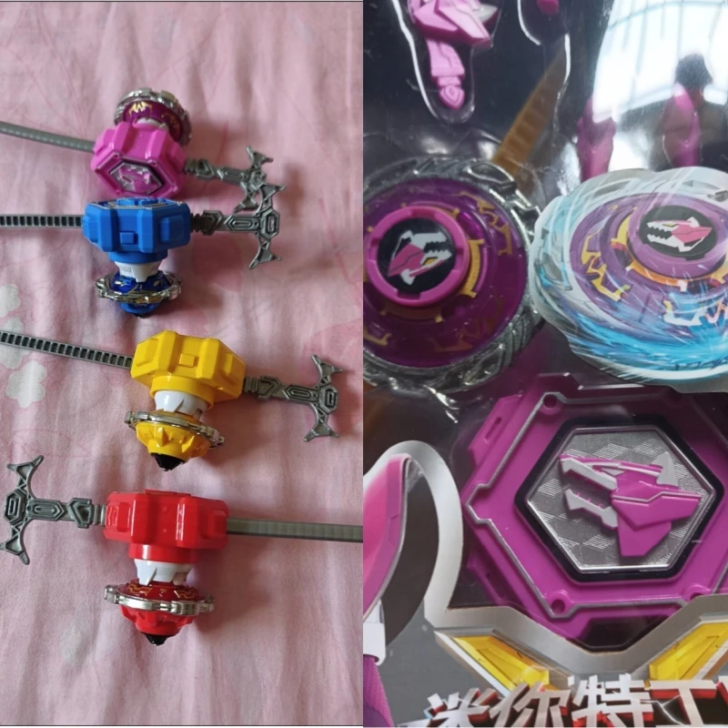 Фото НОВЫЙ оригинальный волчок Mini Force Pull-String - боевая игрушка Max & Lucy для мальчиков |   Детская подарочная модель игрушки Gfit для фанатов №2