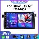 2 Din Android 11 автомобильный стерео радио мультимедийный видеоплеер для BMW E46 M3 318320325330335 1998-2006 навигация GPS Carplay 4G