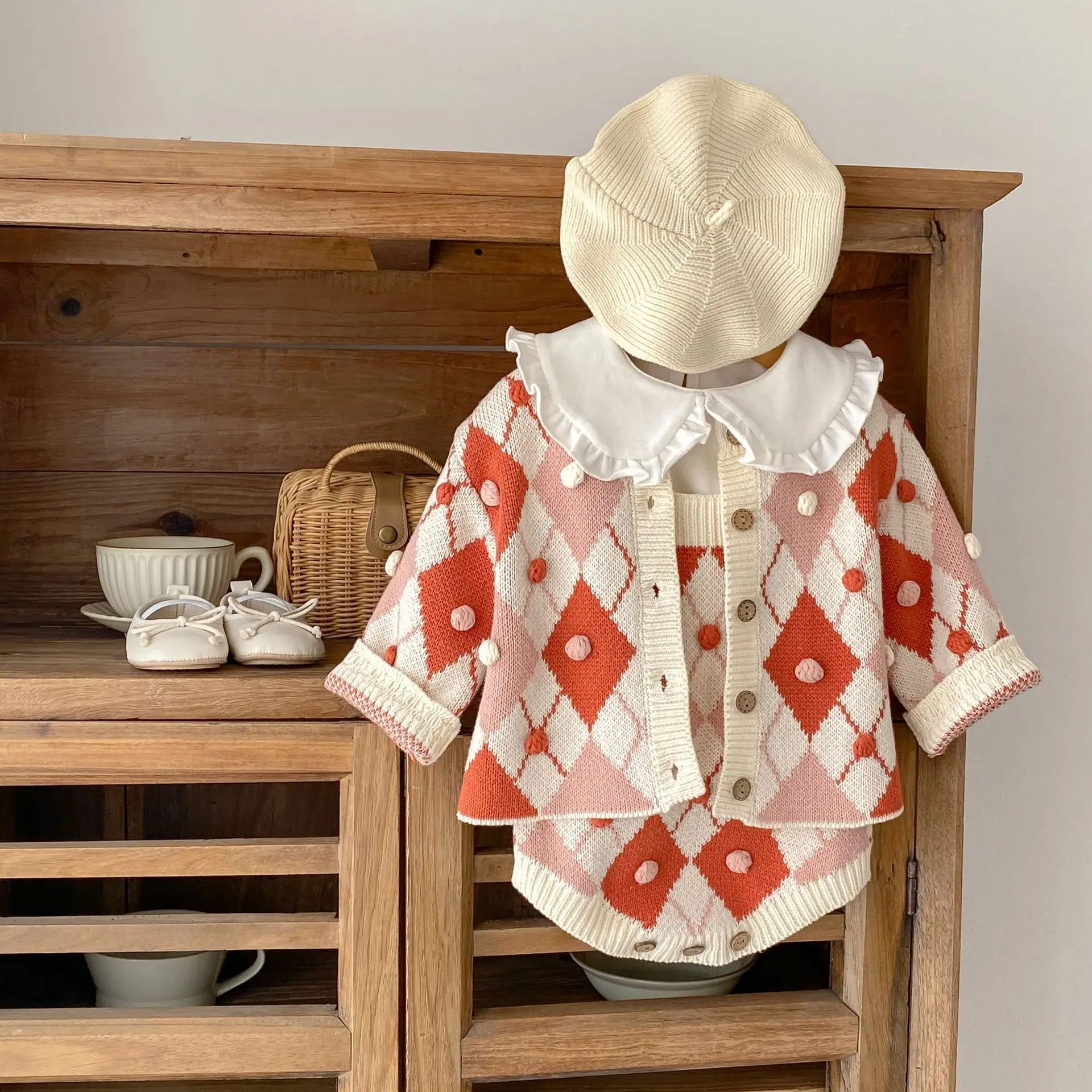 

2 шт./комплект, детский хлопковый трикотажный комбинезон с длинным рукавом