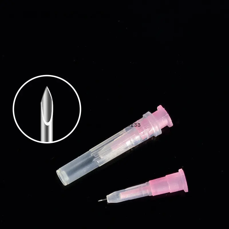 Disposable Sterile Nano Skin Injection Needle 31G 4mm 34G 1.5/4mm Skin Gel Injection