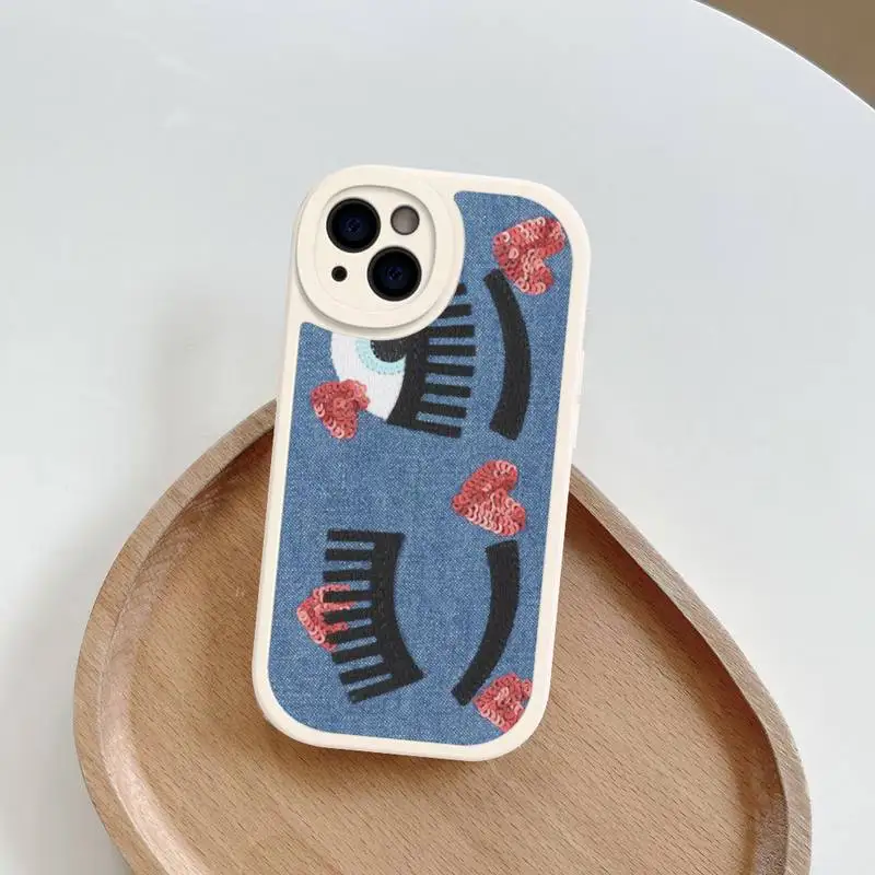 Hot Ferragnies Eyes Chiara Phone Case Hard Leather For iPhone 14 13 12 Mini 11 14 Pro Max Xs X Xr 7 8 Plus