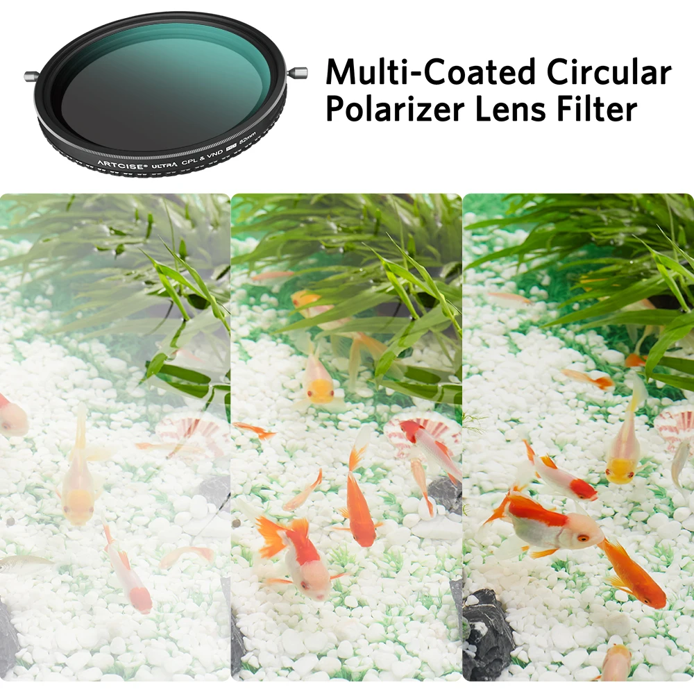 Набор аксессуаров для фотоаппаратов ARTCISE светофильтр с регулируемой яркостью ND