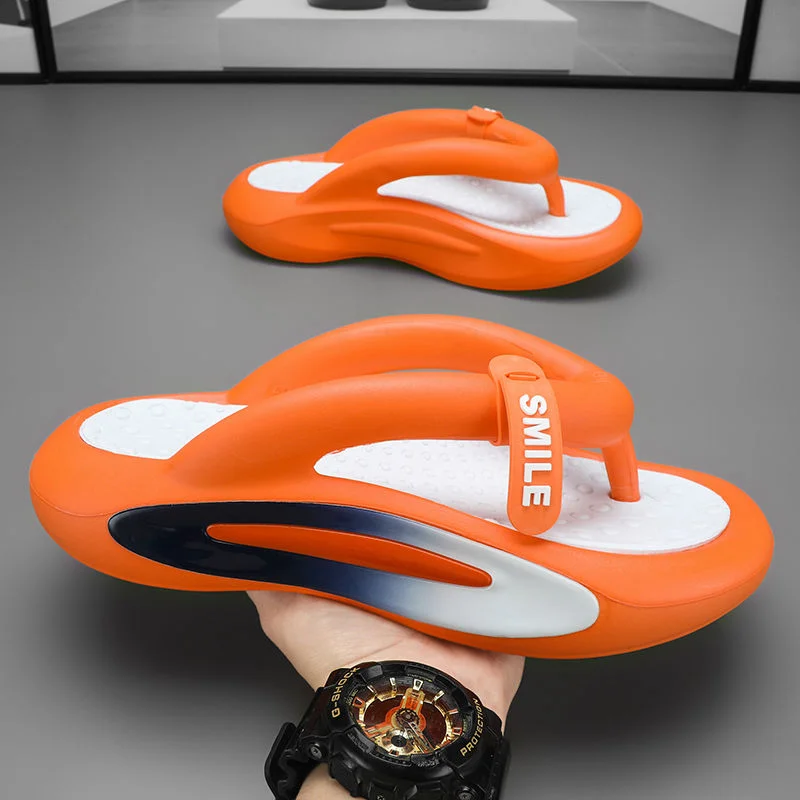 

Men's Casual Platform Flip Flops Shoes Summer New Fashion Bathroom Home Slippers Women EVA Indoor Slides Couple Non-slip Sandals