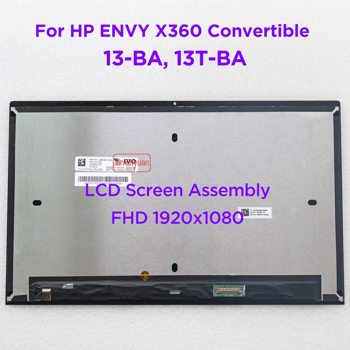 13.3 -      HP ENVY X360 13-BA 13T-BA 13-BA0001UR 13-ba0059TU 13-BA0045CL   