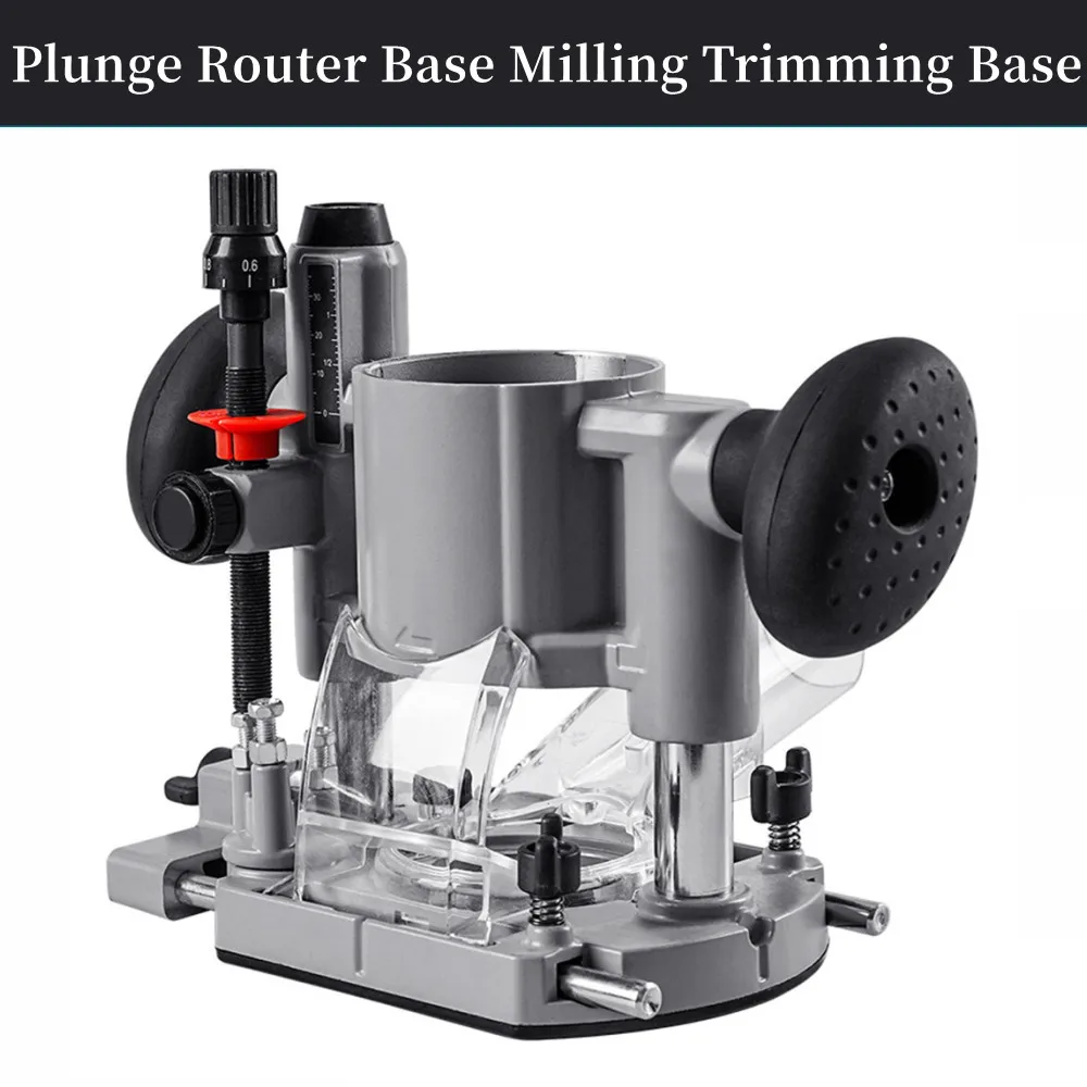 1pc Compact Plunge Router Base Milling Trimming Machine Base For Electric Trimming Machine 65mm Type Power Tool Accessories
