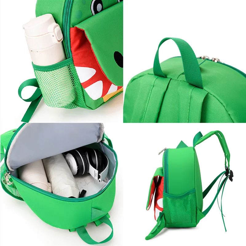 Mini Children Cartoon Dinosaur Backpack In Kindergarten 3-6-year-old Girls Boys Schoolbag New Baby Schoolbags