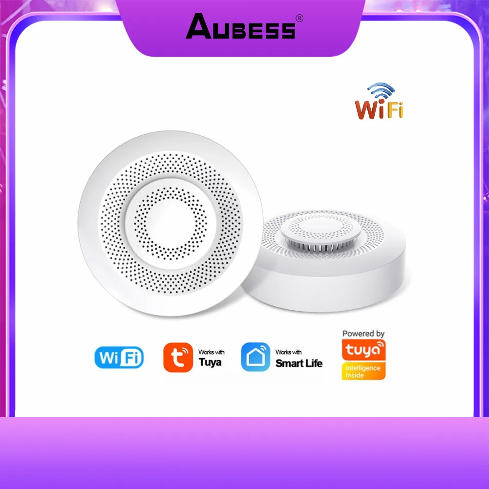 

Tuya Wifi Smart Carbon Dioxide Sensor Air Box Formaldehyde VOC Sensor Remote Monitoring Smart Home Automation Alarm Detector
