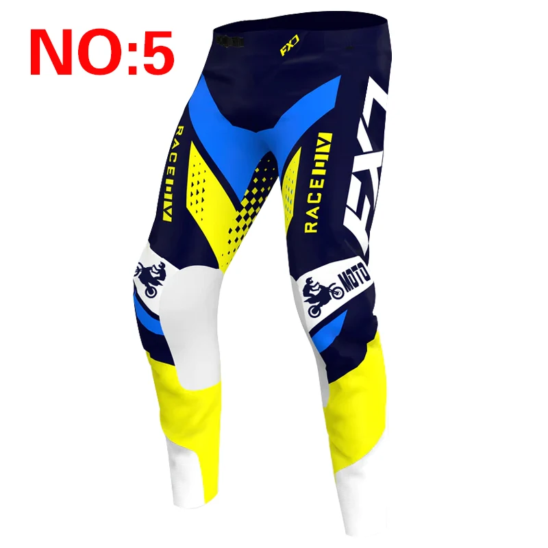 Брюки для мотокросса, детские подростковые брюки MX для взрослых, DH MTB, велосипед для бездорожья, квадроцикл, эндуро, комплект снаряжения для бездорожья (art.: 3920cf486172f) - 3920cf486172f