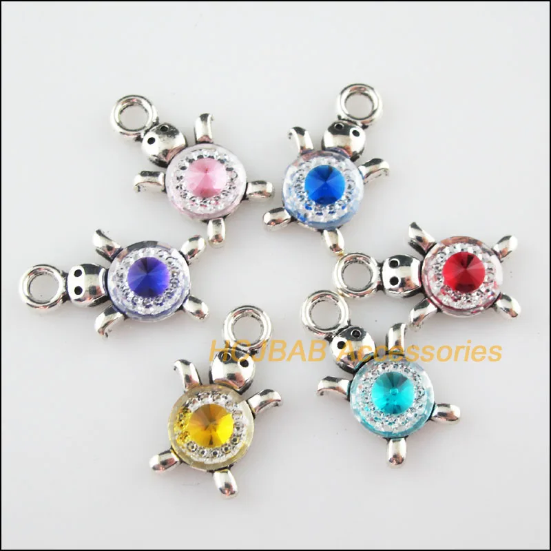 Модные новые подвески размером 14 х23 мм в виде животных с тибетским серебряным покрытием