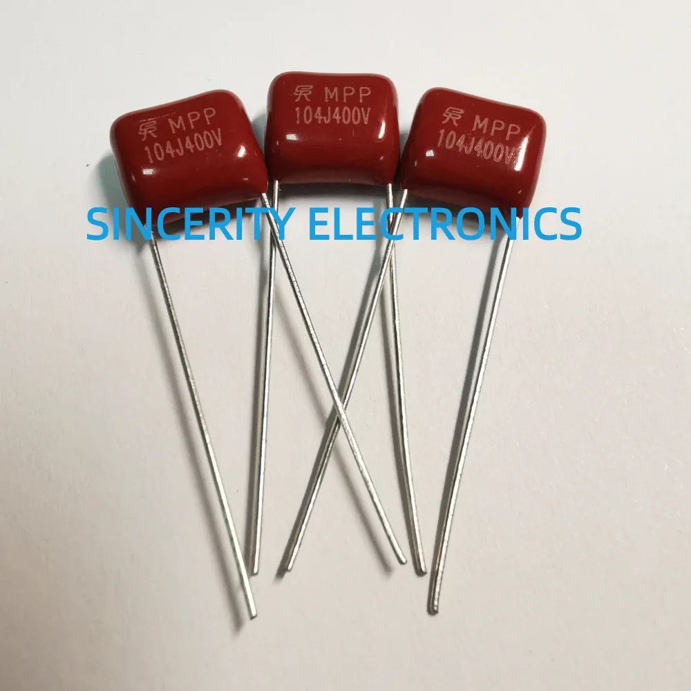 10 шт./лот CBB21 104J400VDC 0.1uF400V 100nF400V шаг 7 5 мм Металлизированный Полипропиленовый