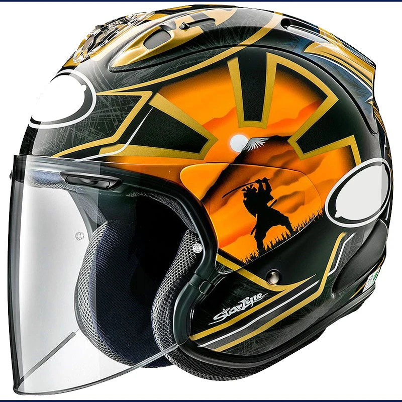 

Open Face Half Helmet SZ-RAM4 SAMURAI SAMURAI Motorcycle Helmet Riding Motocross Racing Motobike Helmet