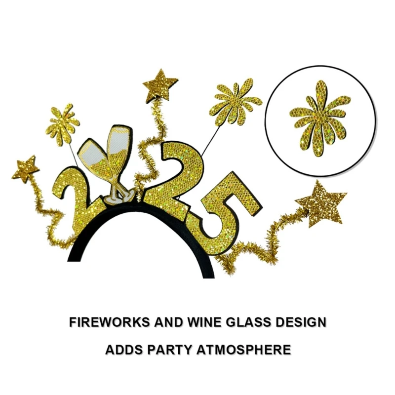 Праздничные повязки на голову 2025 унисекс праздничный головной убор