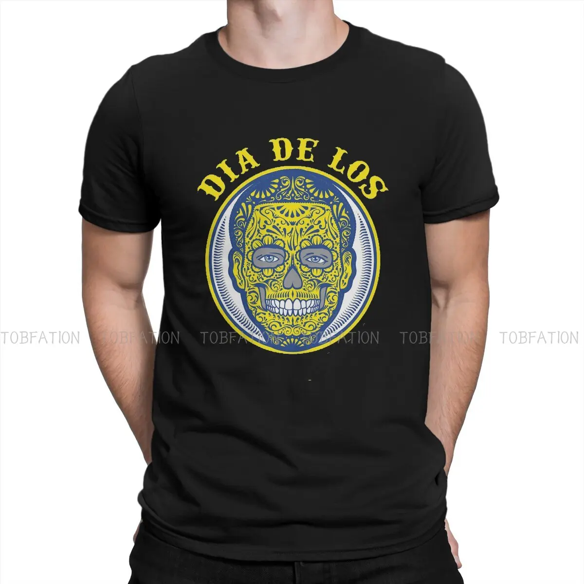 

Dia De Los Warriors Steph Curry Classic Round Collar TShirt Day of The Dead The Need to Feed Pure Cotton Basic T Shirt Men