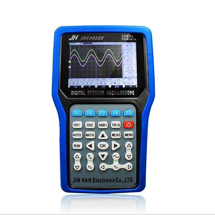 

Jinhan Ручной осциллограф двухканальный 30M 250M многофункциональный генератор сигналов JDS3022E осциллограф мультиметр
