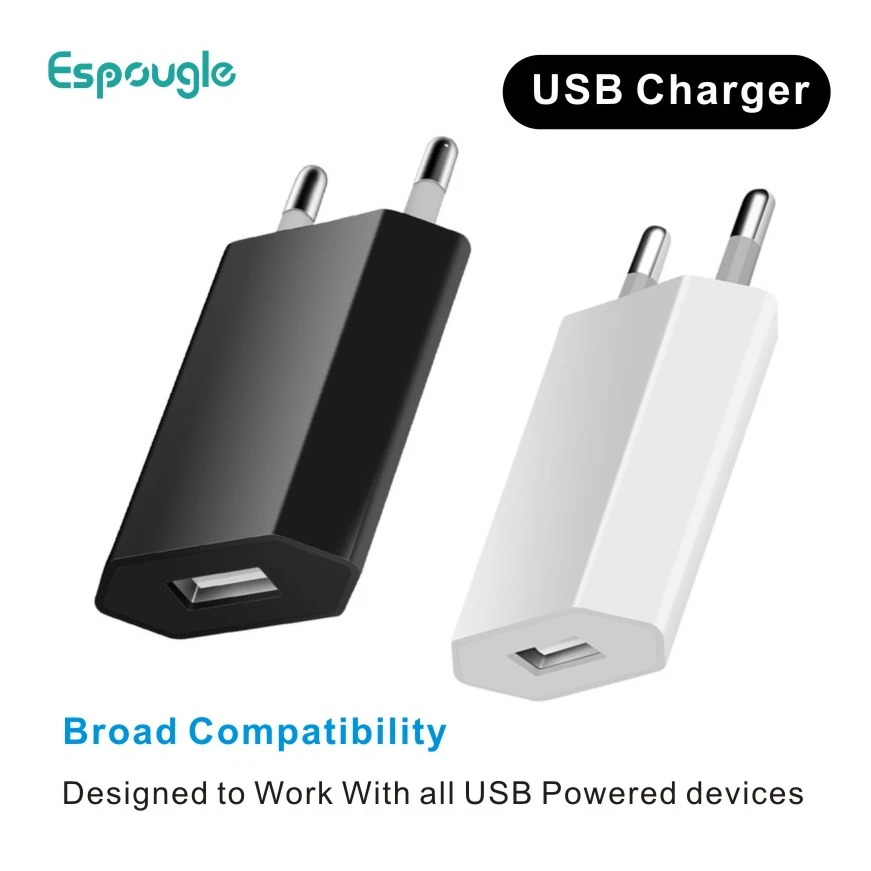 

10pcs 1A Wall Charger USB Travel Moblie Phone EU/US AC Plug Power Adapter for IPhone 4/4s/5/5s/6s/6Plus for Sumsung HTC