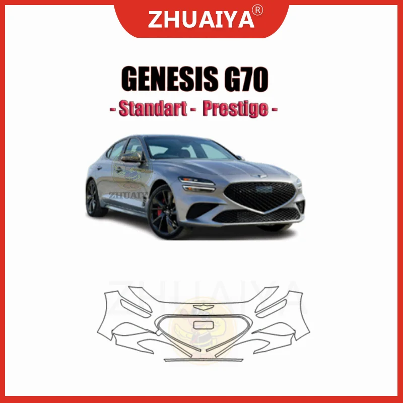 

ZHUAIYA 2022 мил 2023-для Genesis G70 стандартная престижная PPF Защитная пленка для краски