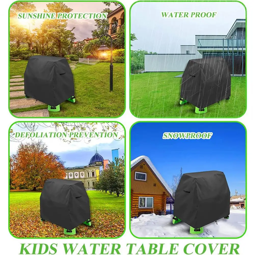 

Toddlers Sand Table Cover Useful Drawstring Design Oxford Cloth Long Lasting Kids Water Table Cover Outdoor Supplies