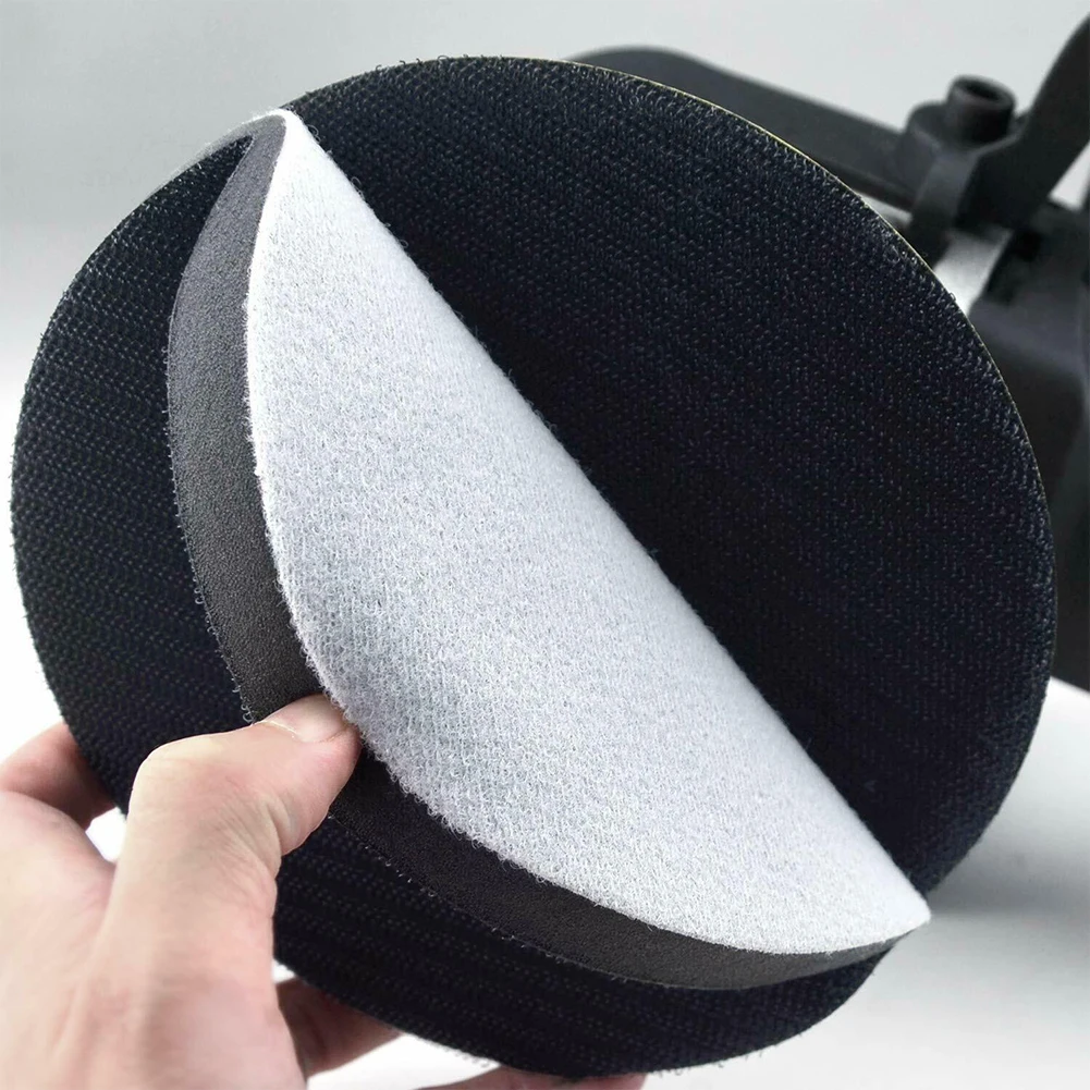 

1 Pcs Polishing Pad 6 Inch Soft Sponge Interface Pad W/ Hook Loop Air Sander Back-up Pad Backing Pad Sanding Pad
