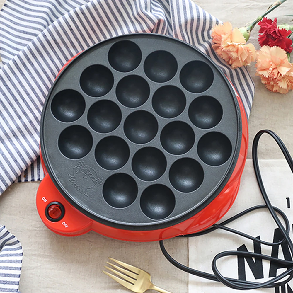 

220V Chibi Maruko Baking Machine Household Electric Takoyaki Maker Octopus Balls Grill Pan Professional Cooking Tools
