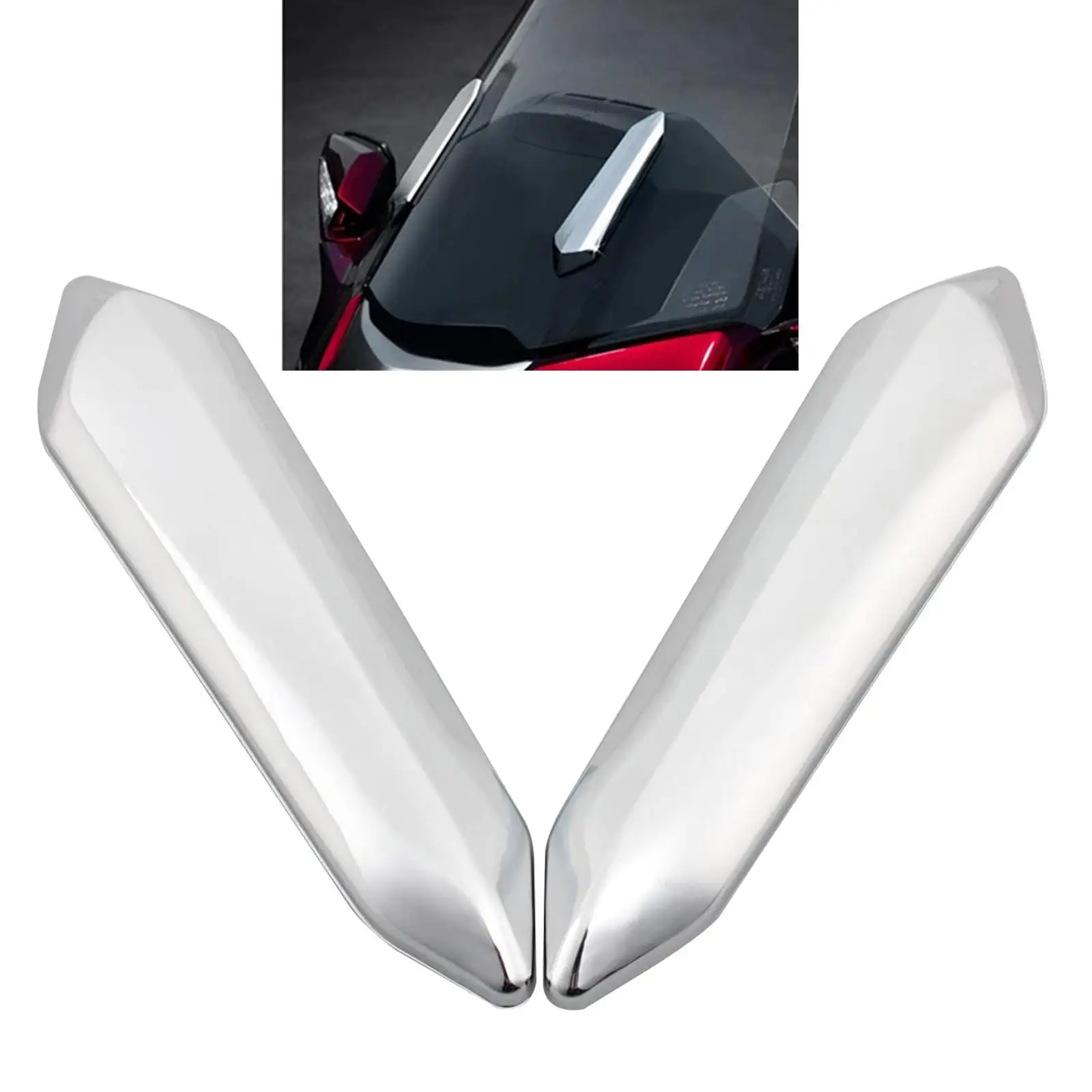 1 пара накладок на лобовое стекло подходит для мотоциклов Honda Goldwing Gl1800 2018 2019 2020