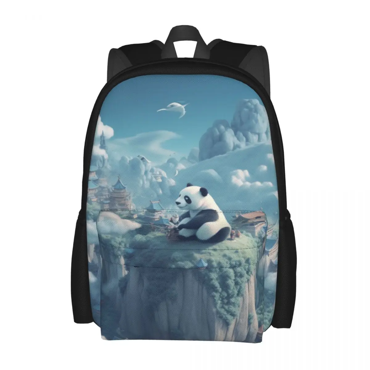 

Рюкзак с изображением панды, 3D животное, рюкзак для студентов, треккинговые, прочные школьные сумки, индивидуальный рюкзак