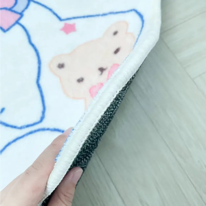 Мультяшные напольные коврики Sanrio Cinnamoroll Симпатичные плюшевые разных размеров