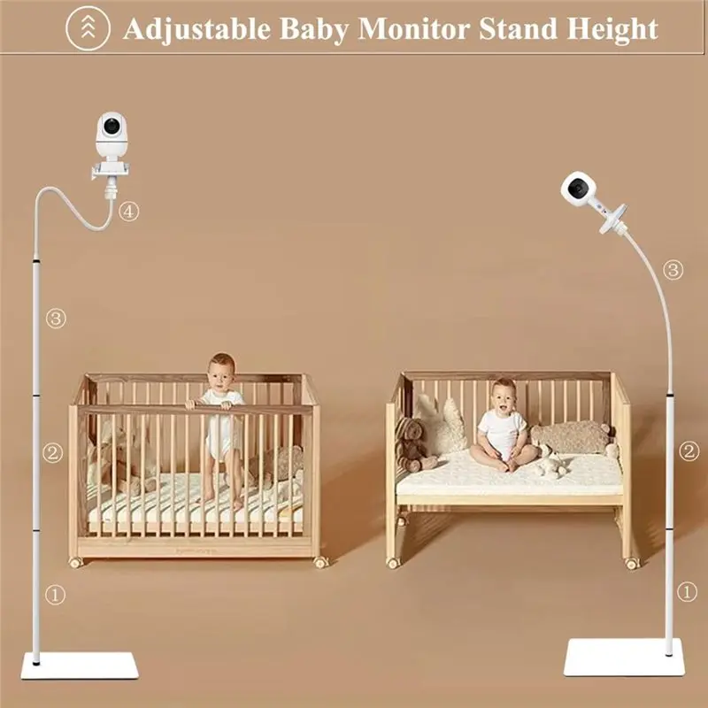 Фото Напольная стойка-держатель L62A для видеонянь Nanit Pro&Flex, Infant Optics DXR-8 Pro, Vtech, Momcozy, Hello Baby. №4