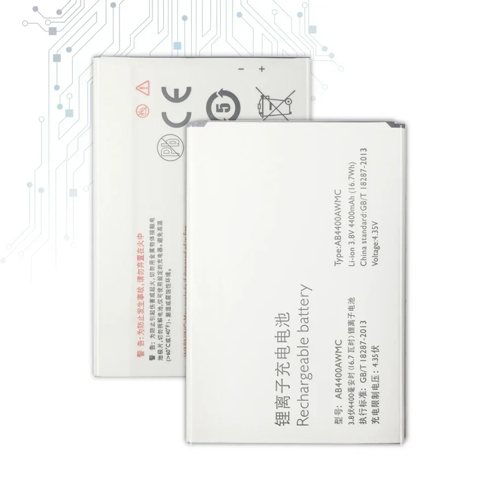 Высококачественный аккумулятор для мобильного телефона Philips Xenium V387 CTV387 AB4400AWMC 4400