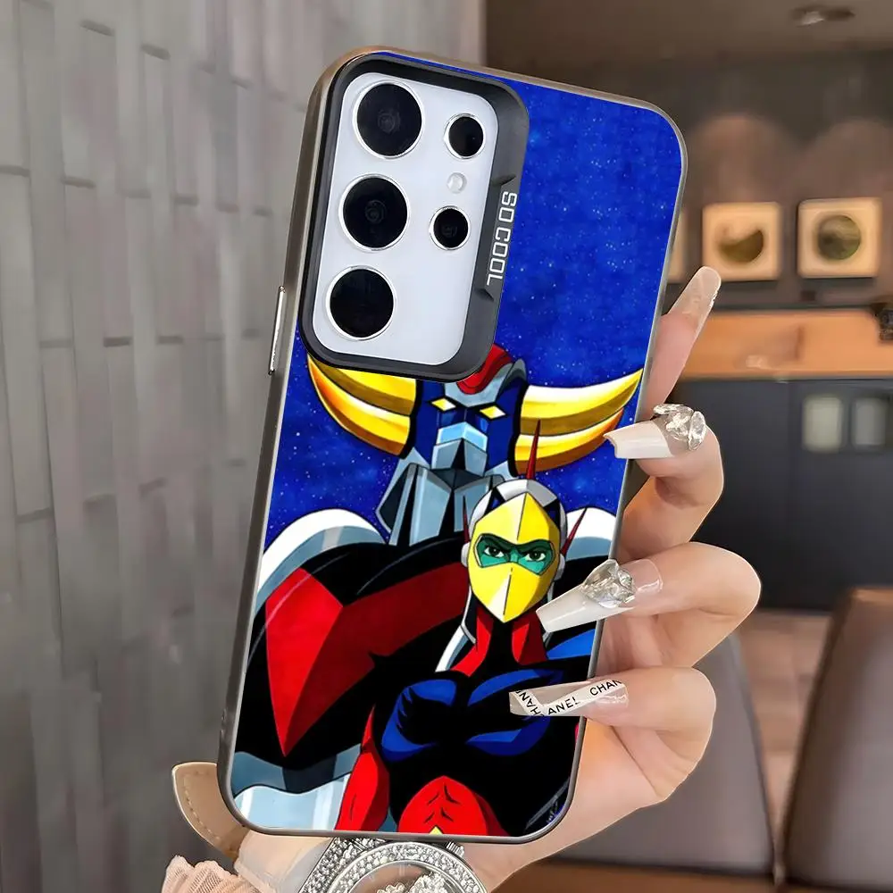 Аниме-чехол для телефона UFO Robot Grendizer, IMD, цветной, серебристый, подходит для Samsung S26 S25 S24 S23 S22 S21 S20 Plus Ultra. (art.: 3920dcff75939) - 3920dcff75939