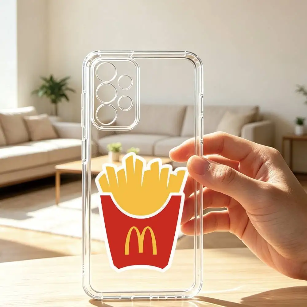 Фото Чехол для телефона C-Cool B-Brand McDonaldsES, прозрачный силиконовый, мягкий, для Samsung S25, S24, S21, S22, S23, S30, Ultra, S20, Plus, Fe. Подарок. №3